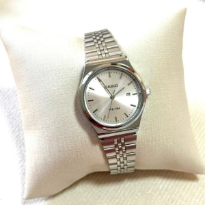 RELOGIO CASIO FEM PRATA F PRATA RED