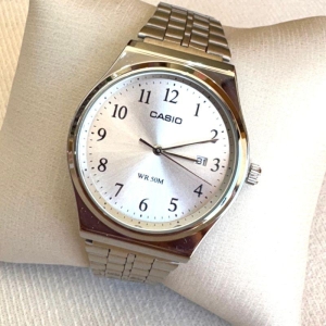 RELOGIO CASIO FEM PRATA F PRATA RED G