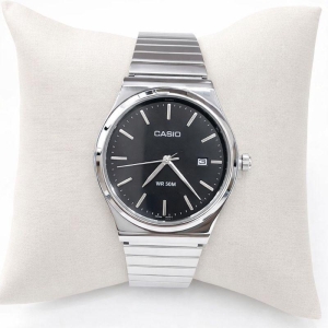 RELOGIO CASIO FEM PRATA F PRETO RED G