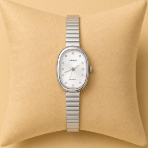 RELOGIO CASIO PRA F BRANCO OVAL