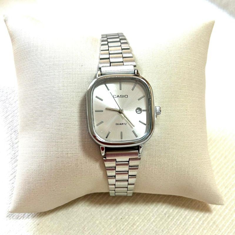 RELOGIO CASIO FEM PRATA F PRATA QUAD