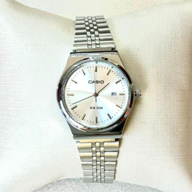 RELOGIO CASIO FEM PRATA F PRATA RED