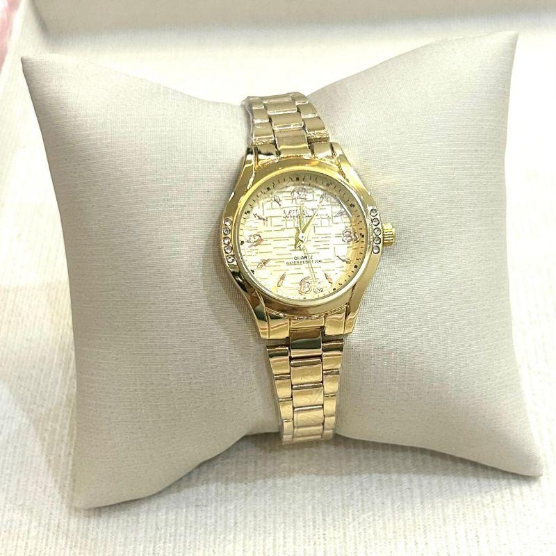 RELOGIO MILAQI STRASS LAT DRD F DRD RED