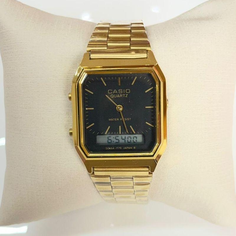 RELOGIO CASIO QUARTZ DRD F PRETO QUAD