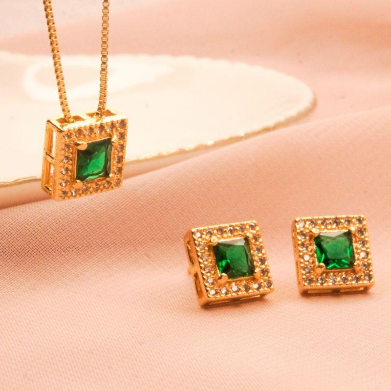 CJ QUADR LUXO VERDE