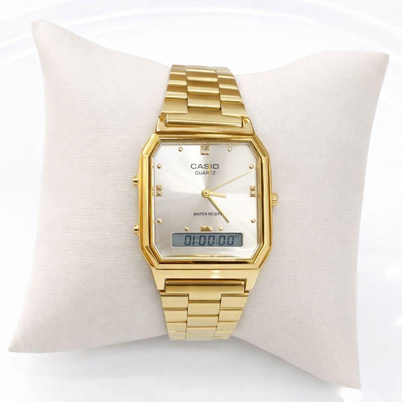 RELOGIO CASIO QUARTZ DRD F BRANCO QUAD