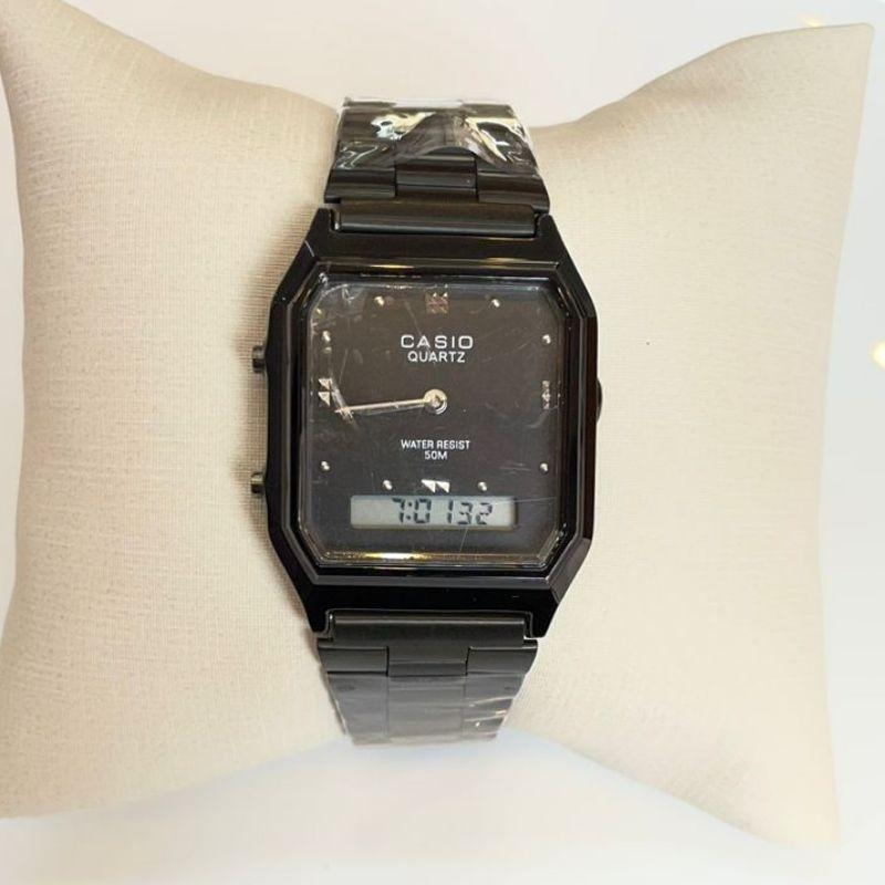 RELOGIO CASIO QUARTZ PRETO F PRETO