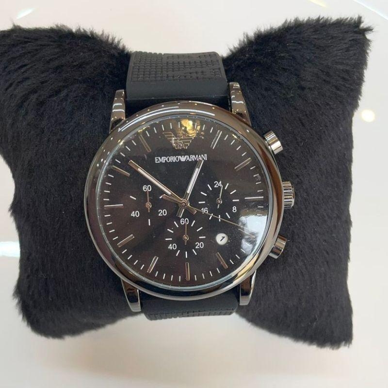 RELOGIO MASC ARMANI PRETO F PRETO