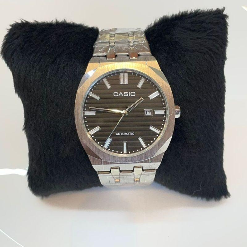 RELOGIO MASC CASIO OCTOGONAL PRA F PRETO