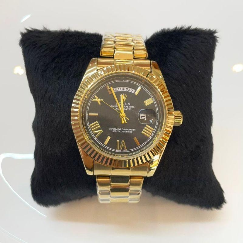 RELOGIO MASC ROLEX DRD F PRETO