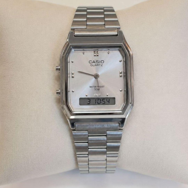 RELOGIO CASIO QUARTZ PRATA F PRATA