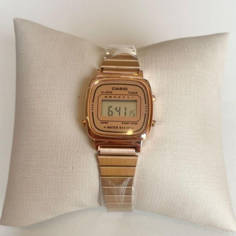 RELOGIO MINI CASIO ROSE F ROSE