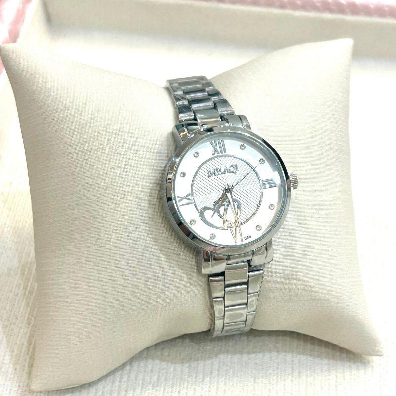 RELOGIO MILAQI COR PR RED