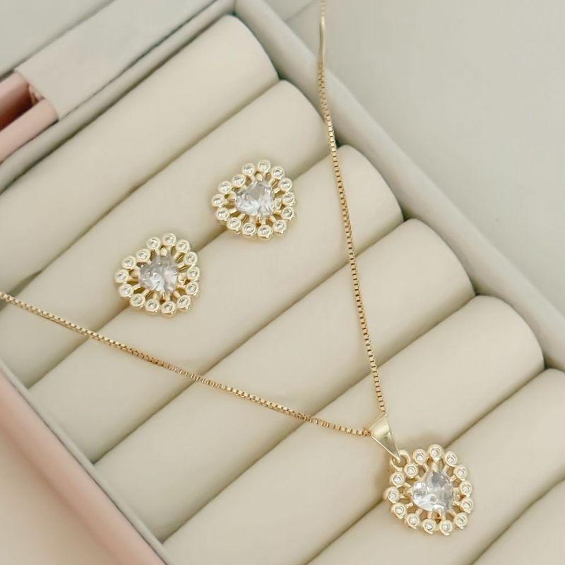 CJ COR CRAV E PT LUZ