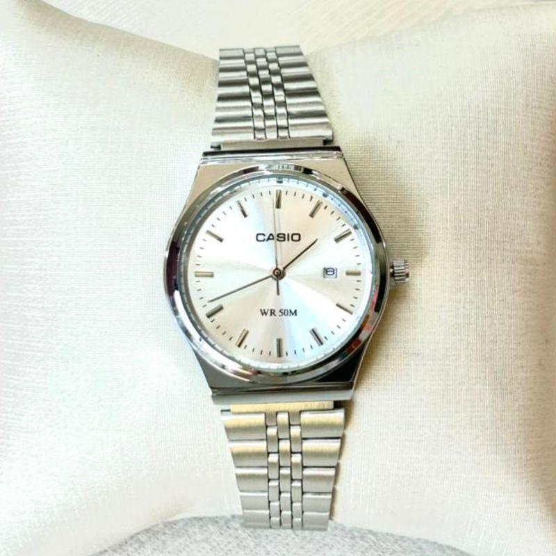 RELOGIO CASIO FEM PRATA F PRATA RED