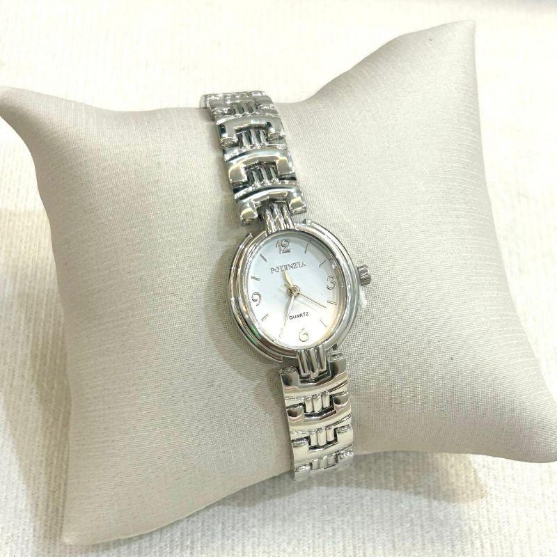 RELOGIO POTENZIA OVAL PRATA