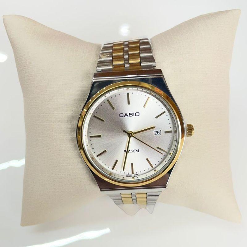 RELOGIO CASIO FEM DUO BANHO FND PRATA