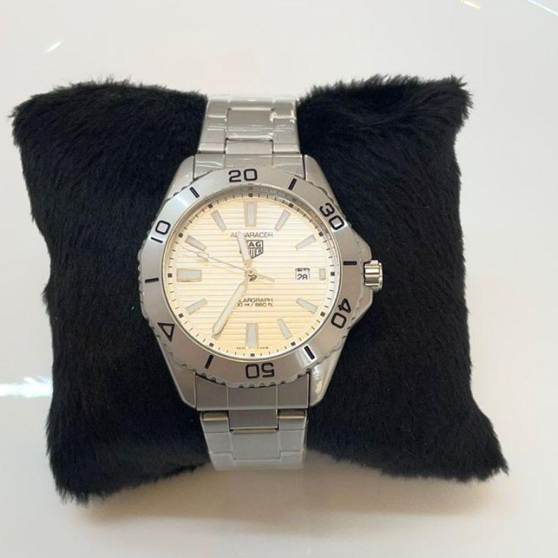 RELOGIO MASC AQUARACER PRATA F BRANCO