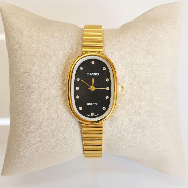 RELOGIO CASIO DRD F PRETO OVAL