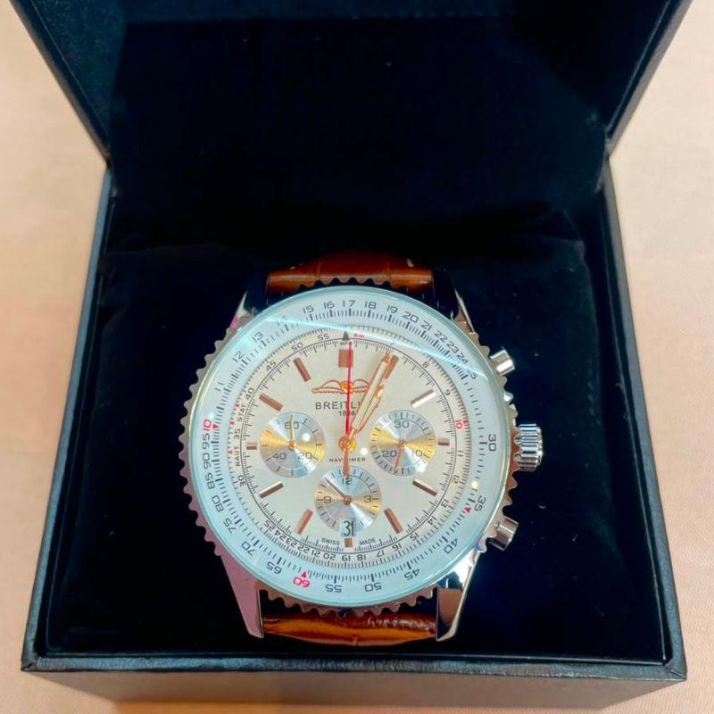RELOGIO MASC BREITLING PL COURO F BRA