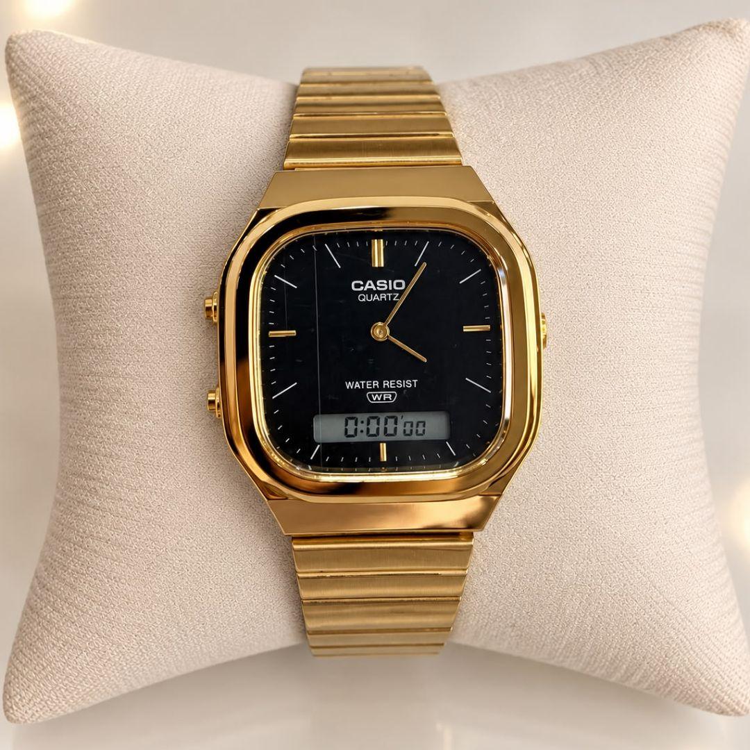 RELOGIO CASIO DRD F PRETO VS DIGITAL QUAD